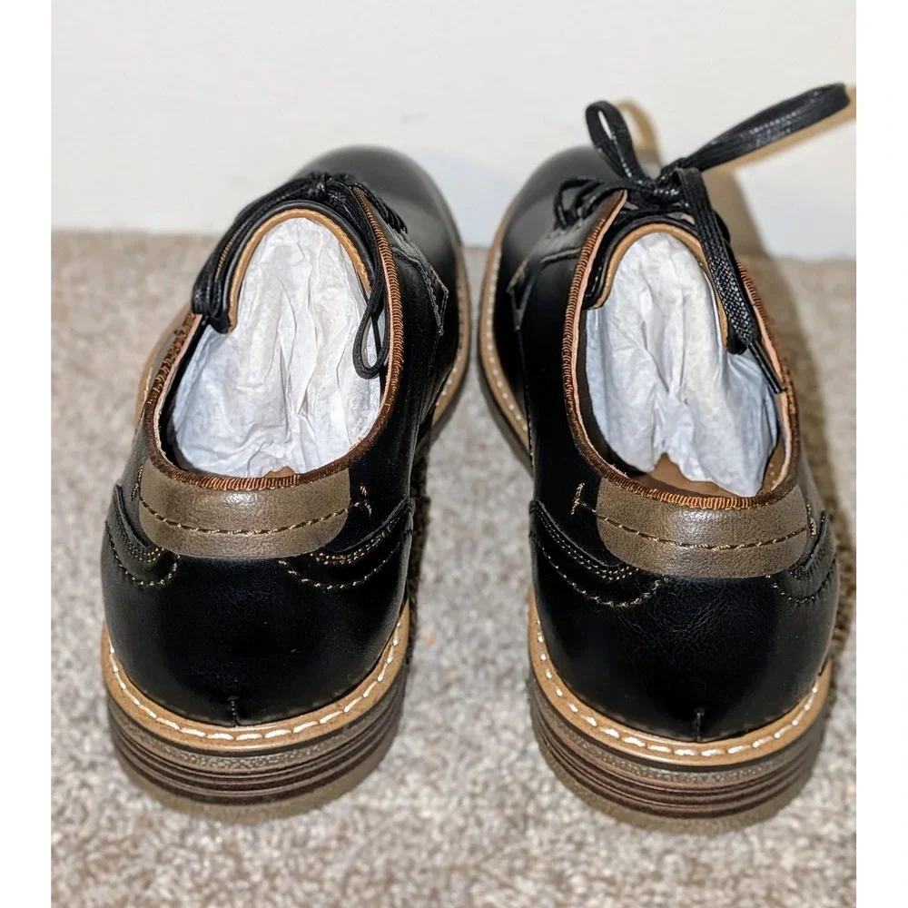 Dockers Bronson Business Casual‎ Shoes Black Mens Size 10 M Oxford Dress NEW